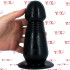 Dickyplug - Cuneo Anale Gigante 19 x 7 cm. Nero - 0