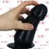 Dickyplug - Cuneo Anale Gigante 19 x 7 cm. Nero - 1