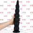 Omaggio Bob - Dildo Anale Gigante Progressivo 43 x 7,2 cm. Nero - 0
