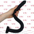 Savana - Gut Snake Dildo Flessibile con Rilievi Stimolanti 48,5 x 3,2 cm. Nero - 0