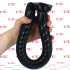 Dixon - Gut Snake Dildo Flessibile a Spirale 49,5 x 3,5 cm. Nero - 1
