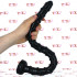 Achill - Gut Snake Dildo Flessibile a Spirale 51 x 3,5 cm. Nero - 0