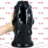 Fallo anale gigante nero 30 x 13 cm. - 2