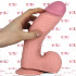 Fallo Ultra Realistico Morbido e Flessibile 24,5 x 5,5 cm. Carne - 2