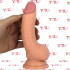 Fallo Ultra Realistico Morbido e Flessibile 16 x 4,1 cm. Color Carne - 0