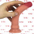 Fallo Realistico in Silicone Dual Density 17 x 3,5 cm. Color Carne - 2