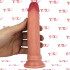 Fallo Realistico in Silicone Dual Density 17 x 3,5 cm. Color Carne - 1
