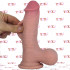 Fallo Ultra Realistico con Pelle Scorrevole in Silicone Dual Layer 18 x 4,5 cm. - 0