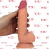 Fallo Ultra Realistico Morbido e Flessibile 18 x 4 cm. Color Carne - 0