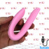 Sync Fun - Vibratore per Coppia 10 x 2,8 cm. in Silicone Rosa Ricaricabile USB - 0