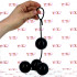 Palle Vaginali o Anali 4 Large 60 x 5 cm. Nero - 2