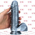 Ben Dover - Fallo Realistico Morbido e Flessibile 17,5 x 4,5 cm. Argento - 0