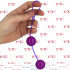 Sfere Vaginali o Anali Vibranti (laccetto in gomma) Diam. 3 cm. Viola - 0