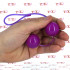 Sfere Vaginali o Anali Vibranti (laccetto in gomma) Diam. 3 cm. Viola - 1