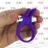 Anello Fallico Vibrante Timeless Stretchy Ring Viola 3,5 cm. - 2