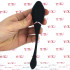 Ovulo Vibrante Nero Telecomandato Senza Fili 17 x 3,5 cm. - 2
