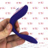 Vibratore per Coppia in Puro Silicone Viola Ricaricabile USB con Telecomando Senza Fili - 1