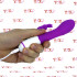 Tonny - Vibratore Rabbit in Silicone con 36 Vibrazioni 20 x 3,5 cm. Ricaricabile con USB Fucsia - 3