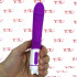 Ellys - Vibratore Rabbit in Silicone con 36 Vibrazioni 20 x 3,5 cm. Ricaricabile con USB Fucsia - 1