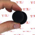 Cuneo Anale in Silicone con Gemma Arcobaleno tipo Diamante 7 x 2,5 cm. Nero - 3