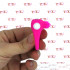 Omaggio Anello Fallico Vibrante in Puro Silicone con Setole Stimola Clitoride - 2