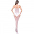 Tuta Sexy a Rete con Aperture mod. 040W Bianca - Taglia unica elasticizzata (Tg.36-48) - 2