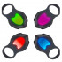 Anello Fallico Vibrante Darkblack con Telecomando Wireless e Luci LED Ricaricabile con USB - 5