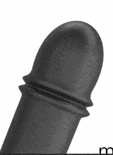 Vibratore a Percussione in silicone nero fino a 850 colpi al minuto 24,5 x 4 cm.