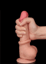Yoxo Sexy Shop - Dildo Ultra Realistico con Pelle Scorrevole Dual Density 16 x 3,6 cm Ezekiel