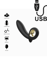 Yoxo Sexy Shop - Plug Anale Gonfiabile Vibrante in Silicone con Telecomando Wireless 16 x 3,5 cm. Nero
